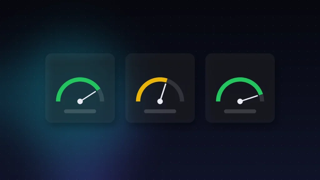 Tres medidores de rendimiento para LCP, INP y CLS, las Core Web Vitals